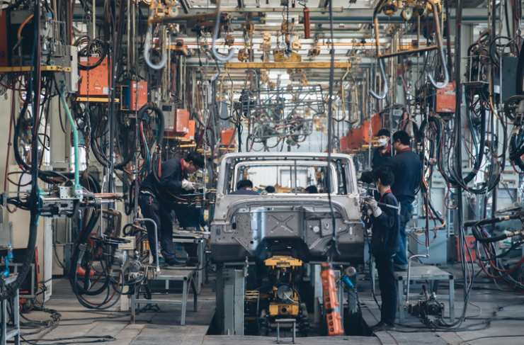 Fabbrica automobilistica in Cina