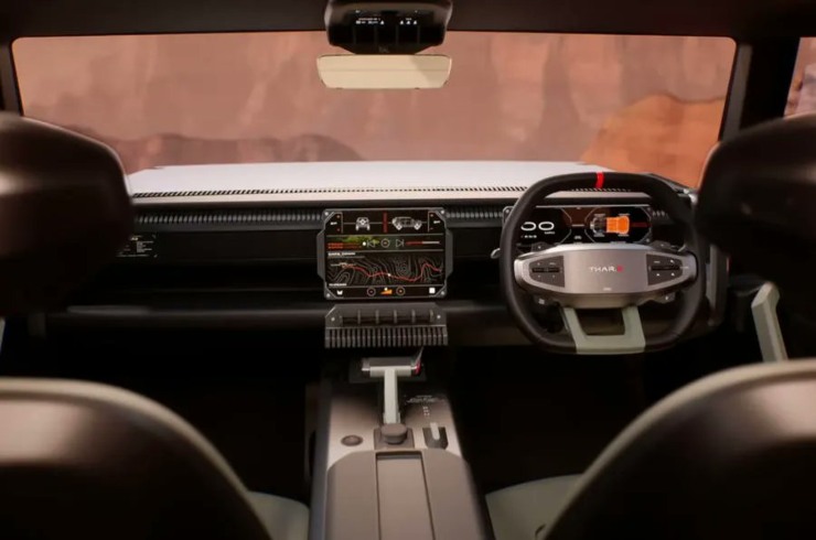 Mahindra Thar, interni