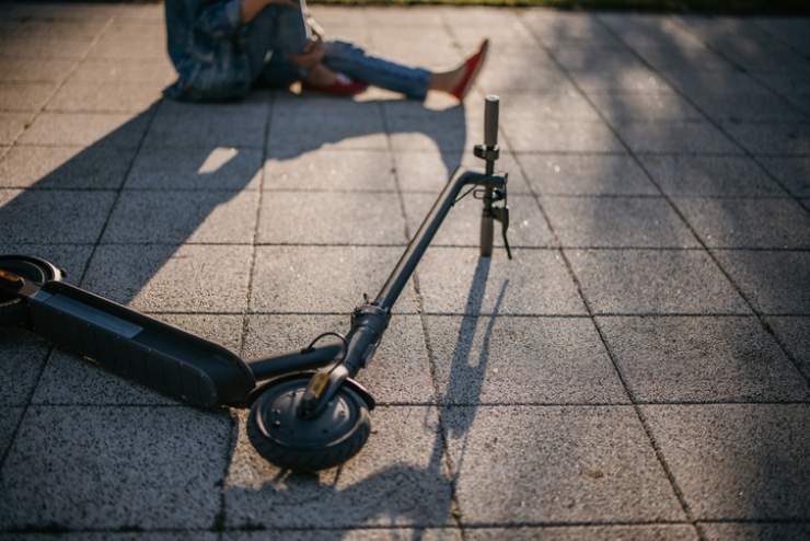 Incidente scooter elettrico