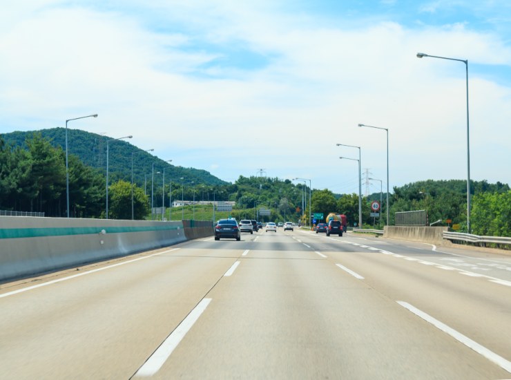 corsie dell'autostrada