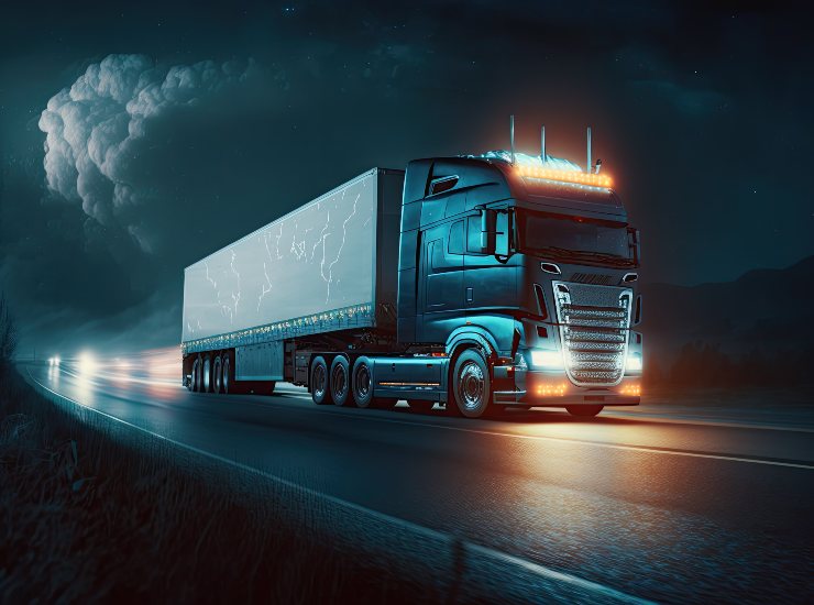 camion di notte