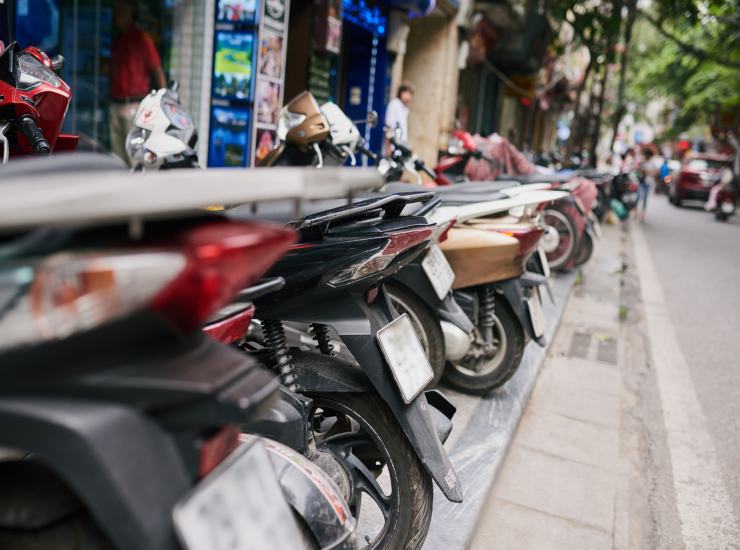 Scooter parking