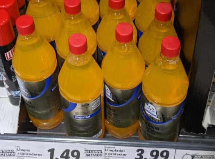 Produto de limpeza para automóveis Lidl - autoruote4x4.com